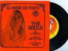THE SOULS “BLOWING IN THE WIND” DYLAN COVER GARAGE SURF RARE MEXICAN 7” EP 45RPM