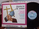 LP RARE SOUNDTRACK: FRANCIS OF ASSISI 20TH FOX SFX-3053 MARIO NASCIMBENE VG++