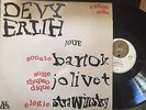 DEVY ERLIH - BARTOK JOLIVET SOLO VIOLIN - FRENCH 1st Ed. ADES LP