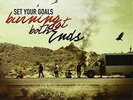 SET YOUR GOALS-BURNING AT BOTH ENDS  VINYL NEW