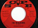 JOHNNY DAVIS-I'M WALKING /KEEP ON LOVING YOU ON SCOPE R&B BLUES 45-NM, HEAR