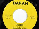 MARSHALL & CHI-LITES-LOVE BANDIT / PRETTY GIRL ON DARAN NORTHERN 45-VG++. HE