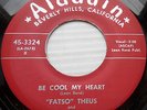 FATSO THEUS doowop repro 45 BE COOL MY HEART b/w ROCK N ROLL DRIVE IN  M-  w6578