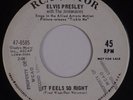 ELVIS PRESLEY: It Feels So Right / Easy Question RCA DJ PROMO 47-8585 VG+