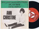 ANN CHRISTINE Playboy Danish 45PS 1966 Eurovision Finland