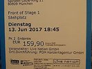 Guns N Roses,Konzert,Front Of Stage 1,München, 13.06.2017,Tickets