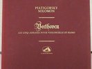 Gregor PIATIGORSKY SOLOMON BEETHOVEN 5 SONATES 3 LPs box FALP VOIX DE SON MAITRE