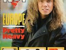 Joey Tempest of Europe on Mag Cover 29 November 1986  Swing Out Sister Mel & Kim