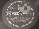 DEEP PURPLE the book of taliesyn 1986 UK BLACK HARVEST LP EX M-