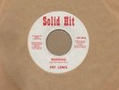 Pat Lewis / Debonairs - Warning / Loving Takes All Of My Time - Solid Hit 2nd -