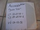Accuser  Double Talk  Vinyl 1991 (Promo?)  speed trash metal