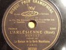 FRANCE 78 rpm RECORD G&T Black 7 Inch MUSIQUE DE LA GARDE REPUBLICAINE Bizet
