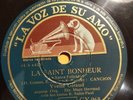 FRANCE 78 rpm RECORD VsA YVETTE GIRAUD La Saint Bonheur / Je crois en toi