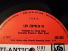 Led Zeppelin LP 3 III UK Atlantic Plum 1st press A5 & B5 pete grant credit JJ
