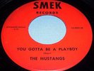Rare 1965 MN Garage Band Surf Rock Mustangs on SMEK 45 Record Jack the Ripper