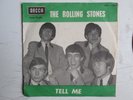 ROLLING STONES, SOUTH AFRICAN, PICTURE SLEEVE, TELL ME/WANNA BE, ORIGINAL VG+