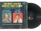 SECRET AGENT MEETS THE SAINT LP original RCA TV soundtrack NICE COPY IN SHRINK