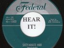 The Dominoes DOO WOP 45 (Federal 12022 silvertop) Sixty-Minute Man VG+ -CLASSIC