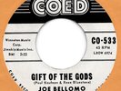 Joe Bellomo * Gift of the Gods * US Coed 45 Doo Wop Teen Rare