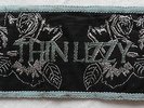 THIN LIZZY | logo  Original Vintage rare Patch AUFNÄHER with Glitter Metal Kutte