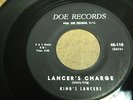 Obscure garage rockabilly instros 45 The King's Lancers on Doe NM- LISTEN