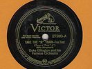 78 rpm Duke Ellington Victor 27380 Take the 