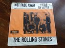 Rolling Stones Not fade away 1964 RARE ORANGE Denmark Danish unique p/s 45 7