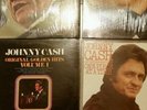 5 JOHNNY CASH RECORD ALBUMS LP , GREATEST HITS , FOLSON PRISON ETC