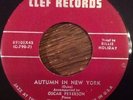 BILLIE HOLIDAY Autumn In New York 45, RARE Cleff Jazz