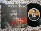 LUCIO BATTISTI ACQUA AZZURRA RARE ORIGINAL EX YUGOSLAV 1ST PRESS1969 VG+/VG+7''