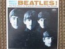 Vintage MEET The BEATLES record 78 ALBUM Brown letters 1964 Mono LP T2047 RIAA 2