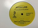 DARYL HALL & JOHN OATS - Voices Around the World LP Rock Live W/ Cue Sheet PROMO