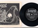 1991 Incantation Entrantment of Evil Vinyl 45 Record Rotten Records Death Metal