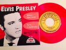Elvis Presley / Milkcow Blues Boogie / Red vinyl 45 & Picture Sleeve / NM+