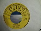ELVIS PRESLEY ROCKABILLY 45 ON SUN 223  MYSTERY TRAIN / I FORGOT TO REMEMBER TO