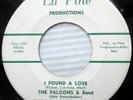 FALCONS & Band doowop 45 SWIM b/w I FOUND A LOVE  M-   LU PINE label        FM06