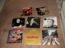 Collection 8 Rock vinyl LPs The Beatles Kinks Bob Marley David Bowie Lou Reed