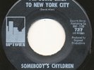 SOMEBODY'S CHYLDREN on Uptown —I'M GOING BACK TO NYC— 60s garage punk 45 LISTEN