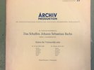 PIERRE FOURNIER BACH CELLO SUITES NO 3 & 4 EARLY ARCHIV MONO LP