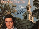 Elvis Presley How Great Thou Art Lp Signed???