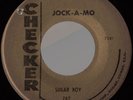 SUGAR BOY (CRAWFORD) Jock-A-Mo NEW ORLEANS R&B BLUES 45 *hear* Checker
