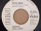 DAVID BOWIE - Sorrow / Amsterdam -  MEXICAN PROMO RADIO WHITE LABEL