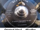 ? HB Barnum 'It Hurts Too Much To Cry' NM + PIC COVER Northern Soul 45 HEAR