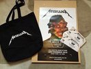 METALLICA House of Vans Goody bag pick, badge, poster, bag, stubs