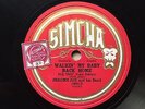 AL BOWLLY RARITY - JEROME JOY & HIS BAND ‘WALKIN MY BABY BACK HOME’ SIMCHA 10001