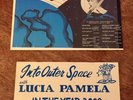 LUCIA PAMELA Into Outer Space L'PEG LP Private w/ COLORING BOOK Weird Outsider
