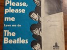 THE BEATLES PLEASE, PLEASE ME 1963 RARE SWEDEN BLUE CVR ORIGINAL PS 45 7