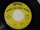 45 rpm THE HIGH KEYS living a lie VERVE VK-10423 DJ RECORD nice SEE PICS
