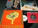 Siouxsie Banshees 3LPs Kaleidoscope,Cities,Peek a Boo Canada + 45t Israel U.S.A.
