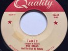 GARAGE ROCKABILLY Wes Dakus TABOO Quality 45 rare Canadian instro rocker